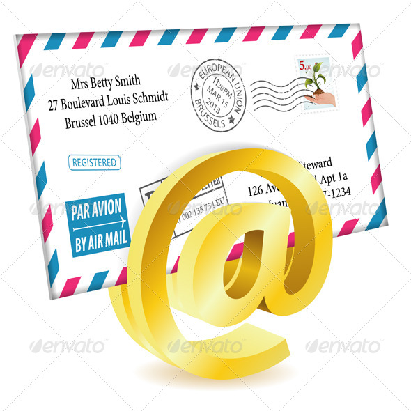 E-Mail Concept - Communications Technology