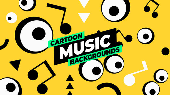 Cartoon Music Backgrounds Elements template preview