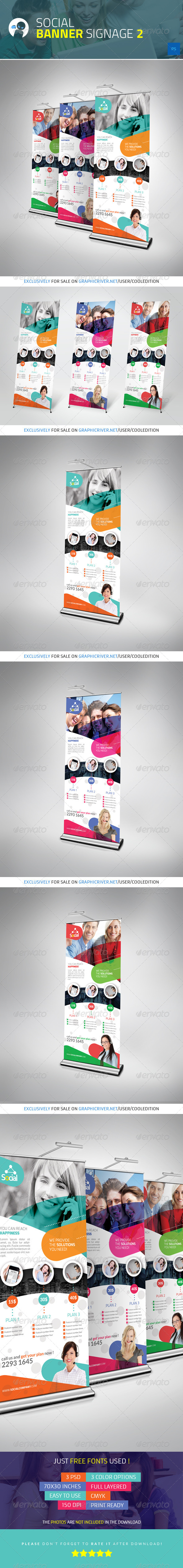 Social - Banner Signage 2 - Signage Print Templates