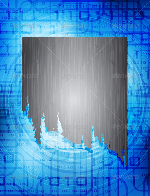 Technology Theme Background - Technology Conceptual