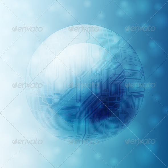 Futuristic Background - Technology Conceptual