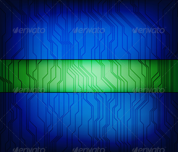 Technology Theme Background - Technology Conceptual