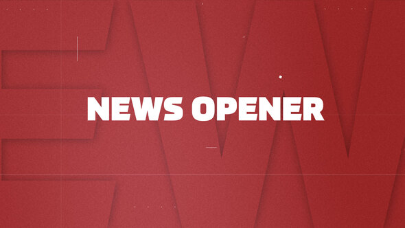 News Opener broadcast-packages template preview