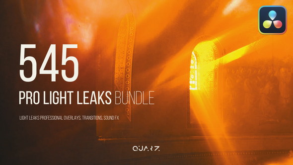 Pro Light Leaks Bundle for DaVinci Resolve