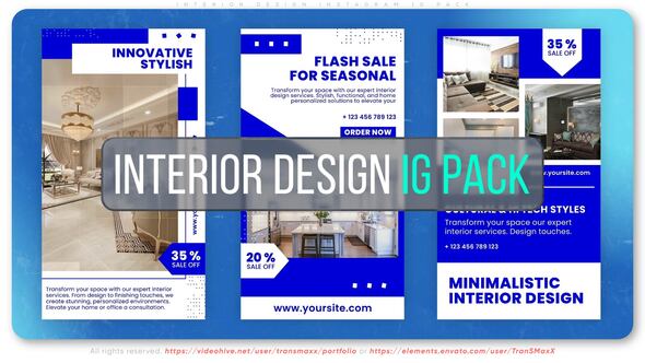 Interior Design Instagram 10 PACK