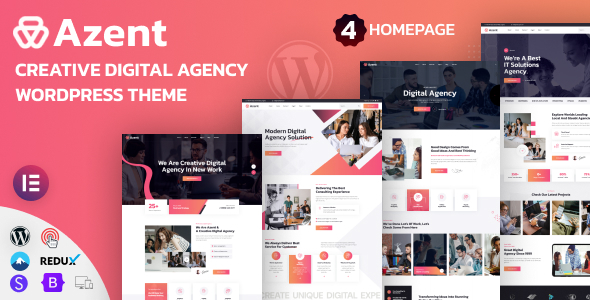 Azent – Creative Digital Agency WordPress Theme