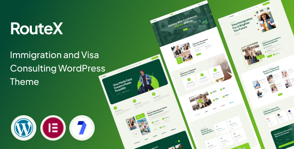 RouteX – Immigration and Visa Consulting WordPress Theme