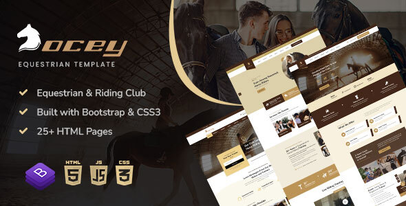 Jocey - Equestrian & Riding Club HTML Template