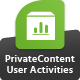 PrivateContent - User Activities add-on