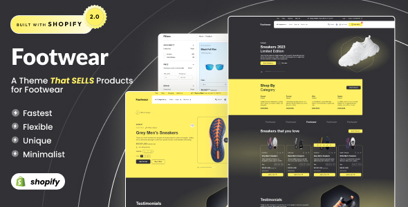 Footwear – Shoes Store Shopify 2.0 Responsive Theme