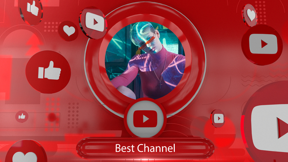 Modern Youtube Intro Elements template preview