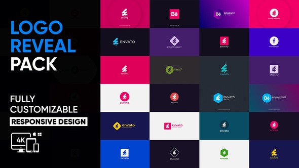 Simple Logo Reval Pack | Premiere Pro Premiere Pro template preview