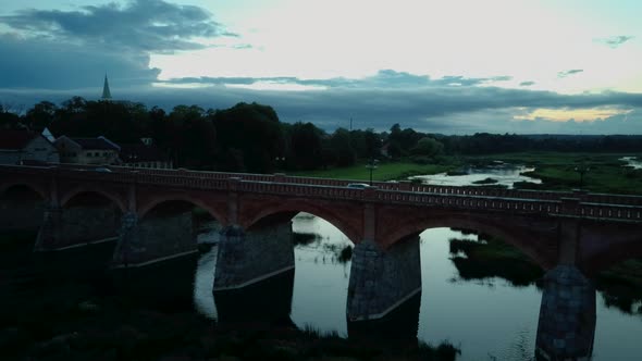  Widest Waterfall in Europe in Latvia Kuldiga and Brick Bridge Across the River Venta  alt