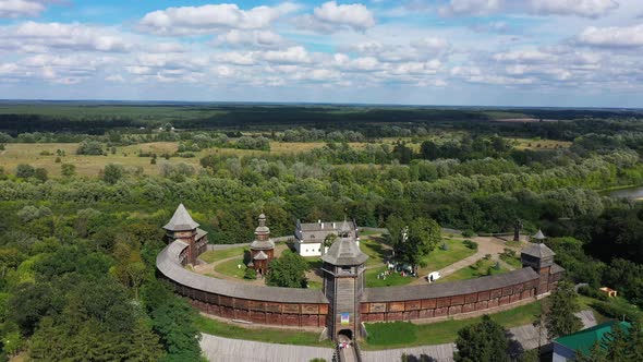 Baturin Fortress in Chernigiv Region of Ukraine