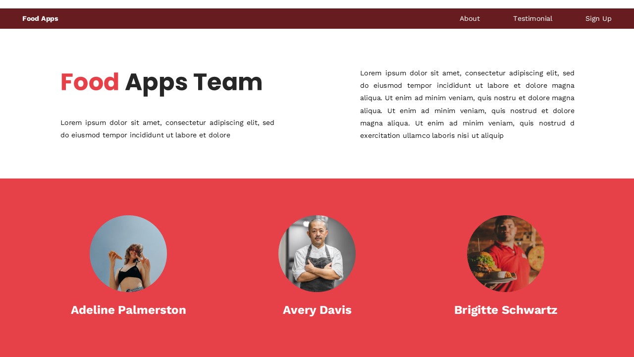 Food Apps - Mobile App Powerpoint Templates, Presentation Templates