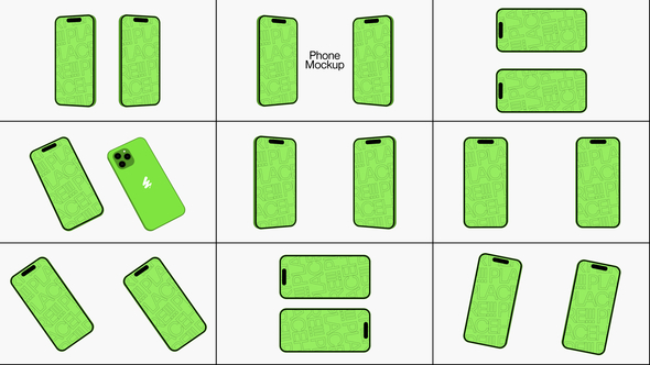 Mockup Phone Product Promo template preview