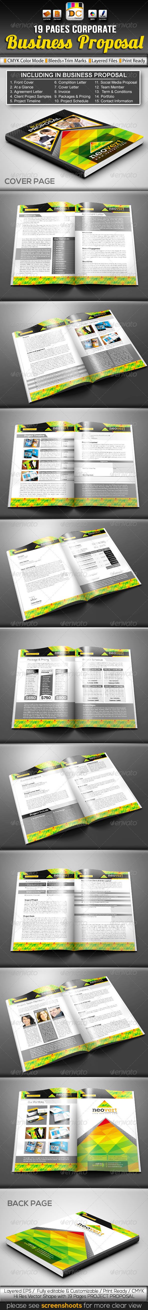 NeoVert_Corporate Business/Project Proposal - Proposals & Invoices Stationery
