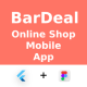 BarDeal ANDROID IOS FIGMA Free UI Kit Flutter Online Shopping Mobile App