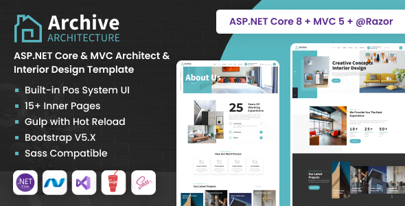 Archive - ASP.NET Core & MVC Architecture & Interior Design Template