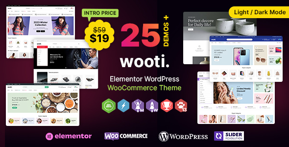 Wooti WP – Ultimate Multipurpose Multi-Vendor Elementor WooCommerce Theme