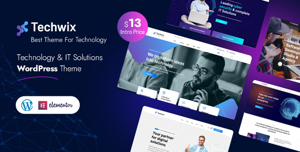 Techwix – Technology & IT Solutions WordPress Theme