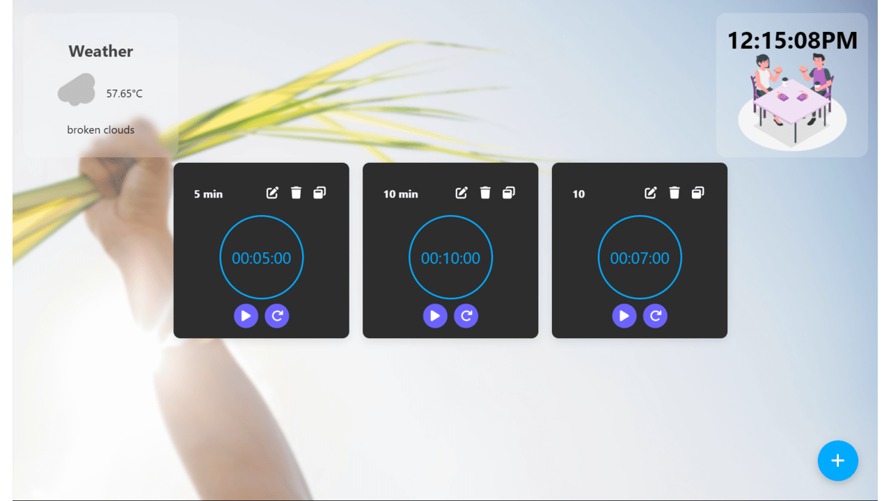Smart Scheduler with Smart clock using React JS || increase your ...