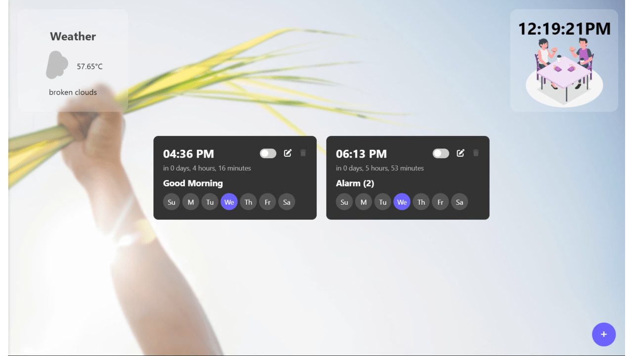 Smart Scheduler with Smart clock using React JS || increase your ...
