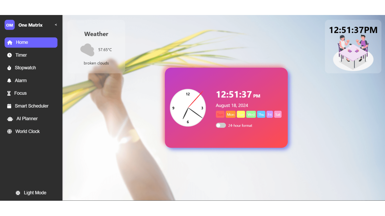 Smart Scheduler with Smart clock using React JS || increase your ...