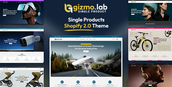 Gizmolab - Single Product eCommerce Shopify Theme Os 2.0