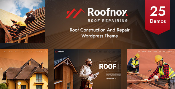 Roofnox – Roof Construction and Repair WordPress Theme