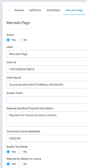 Mercado Pago Payment Gateway for Perfex CRM - 2