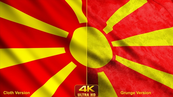 North Macedonia Flags alt