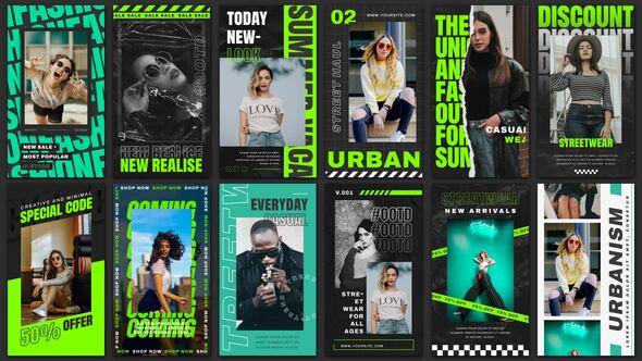 Fashion Instagram Stories Product Promo template preview