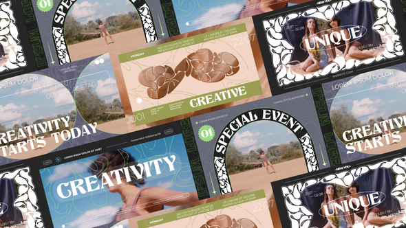 Elegant Slides Titles template preview