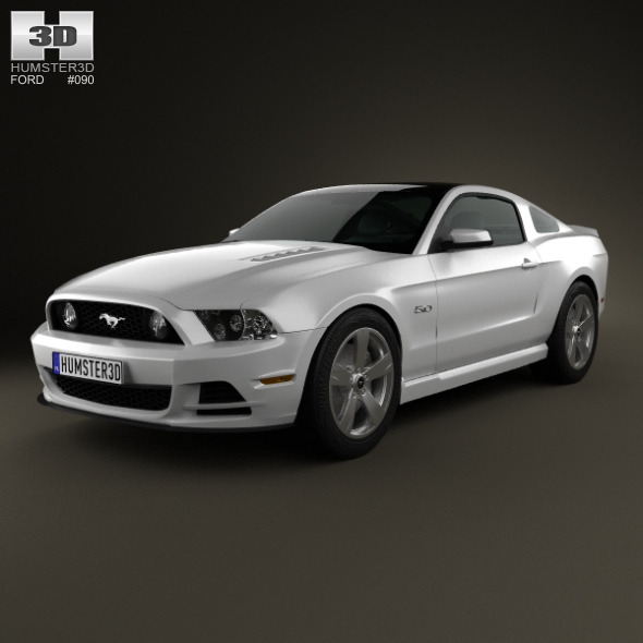 Ford Mustang 5.0 GT 2012 - 3DOcean Item for Sale