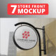 Store Front Logo Mockup