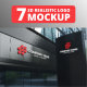 3D Realistic Logo Mockup