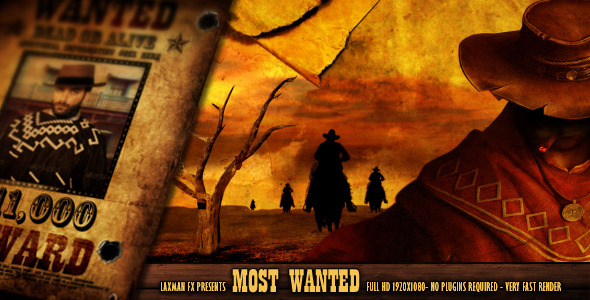 Most Wanted - VideoHive 4280259