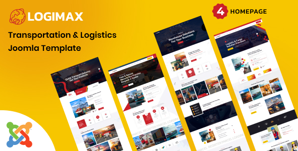 Logimax – Transportation & Logistics Joomla Template