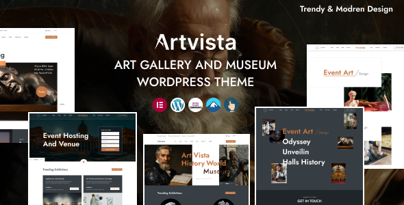 Artvista – Art Gallery & Museum WordPress Theme