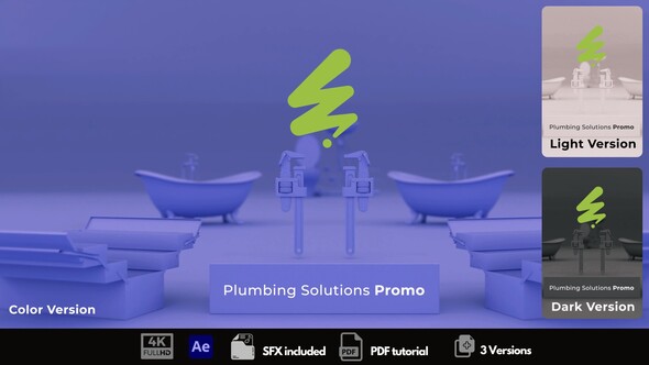 Plumbing Solutions Promo Openers template preview