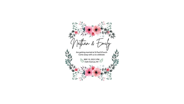 Wedding Titles Titles template preview