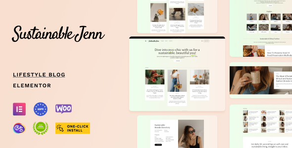 Sustainable Jenn - Eco Lifestyle BlogTheme