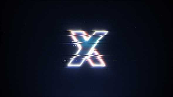 Glitch Logo Logo Stings template preview