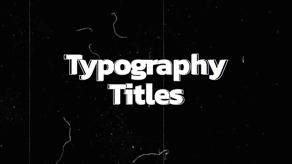 Simple Text Animation | AE Titles template preview