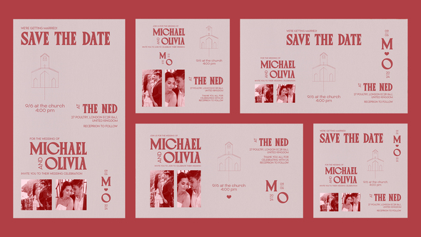 Helen Wedding Invitation Openers template preview