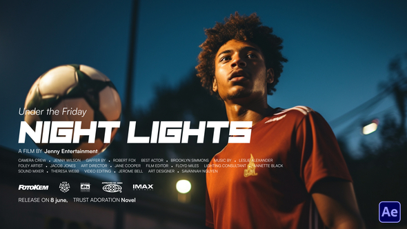 Dark Cinematic Titles Titles template preview