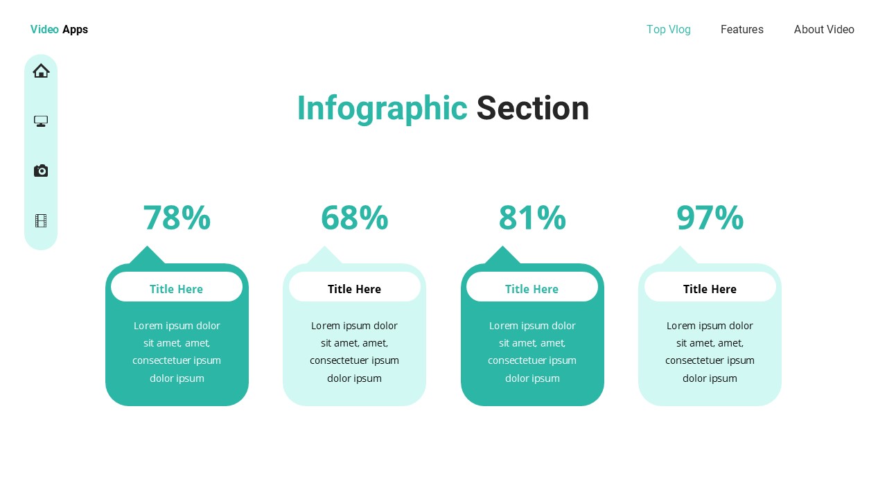 Video Apps - Mobile App & Saas Google Slide Templates, Presentation ...