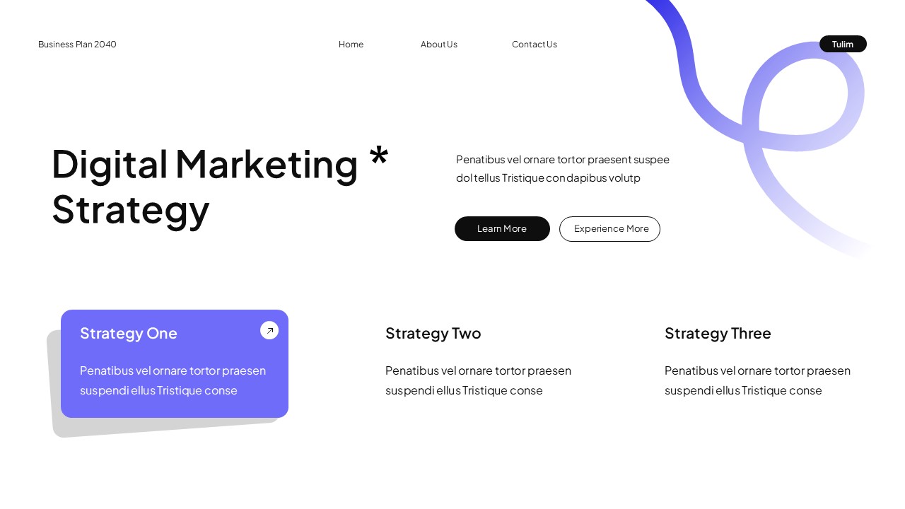 White Blue Modern UI UX Business Plan Presentation, Presentation Templates