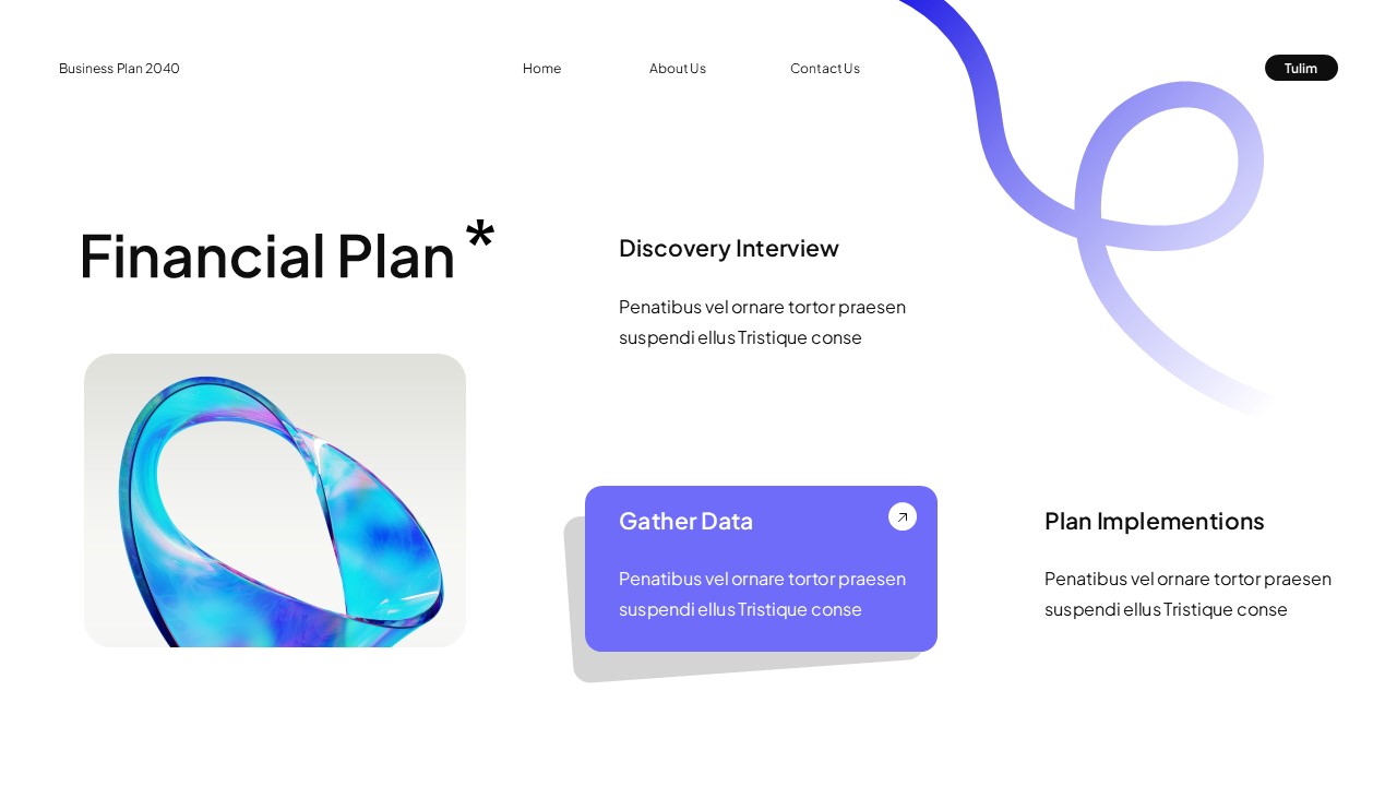 White Blue Modern UI UX Business Plan Presentation, Presentation Templates